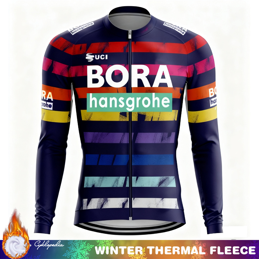 Mountain Biking Uci - Vélos hiver cyclisme Jersey hommes thermique