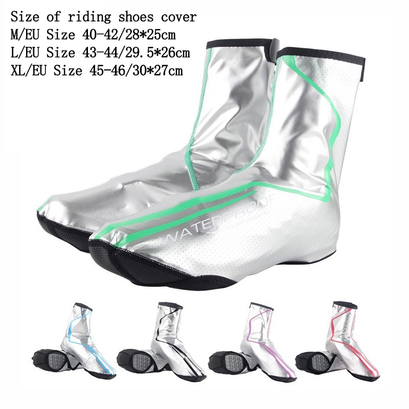 Mountain Biking Shoes - Couvre-chaussures unisexe imperméables en PU pour