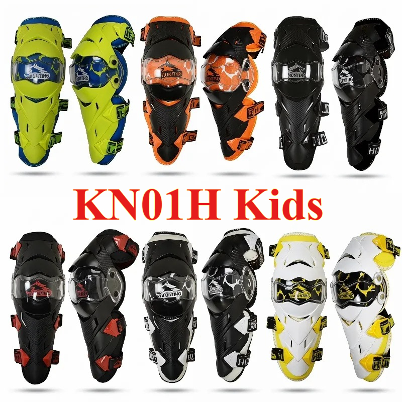 Mountain Biking Knee And Elbow Pads - Genouillères pour enfants et jeunes motocyclistes