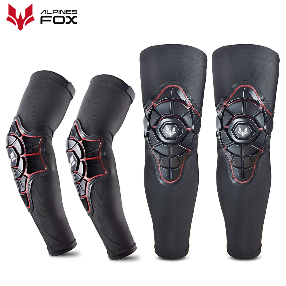 Mountain Biking Knee And Elbow Pads - Genouillères de Moto pour hommes, attelle