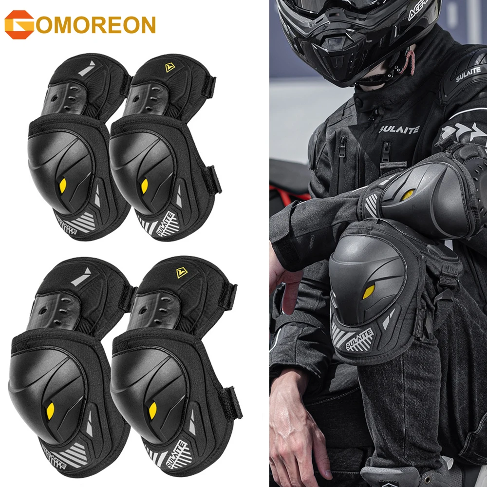 GOMOREON 1 paire de protection - Mountain Biking Knee And Elbow Pads avis et prix