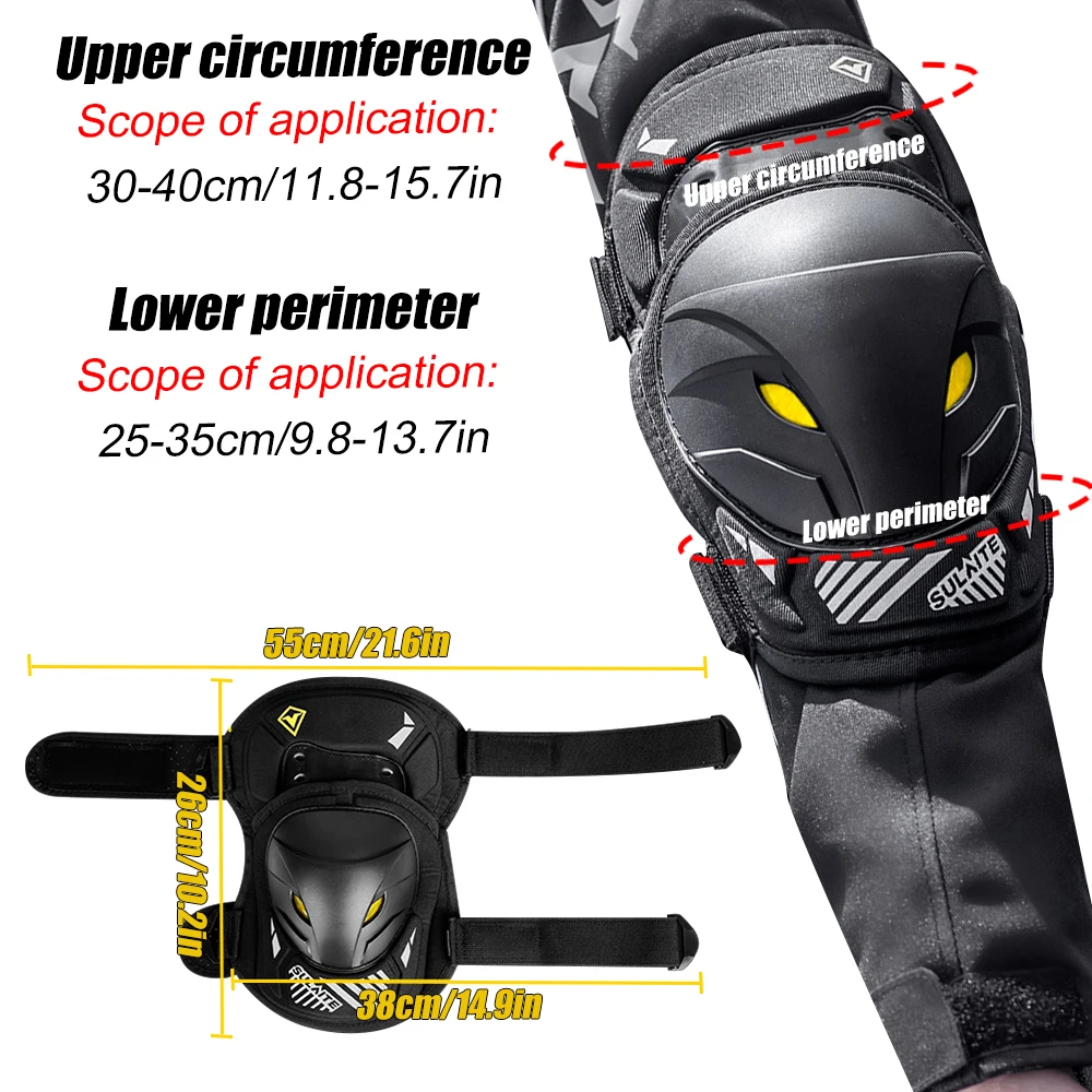 1 Paire de protections réglabl - Mountain Biking Knee And Elbow Pads avis et prix