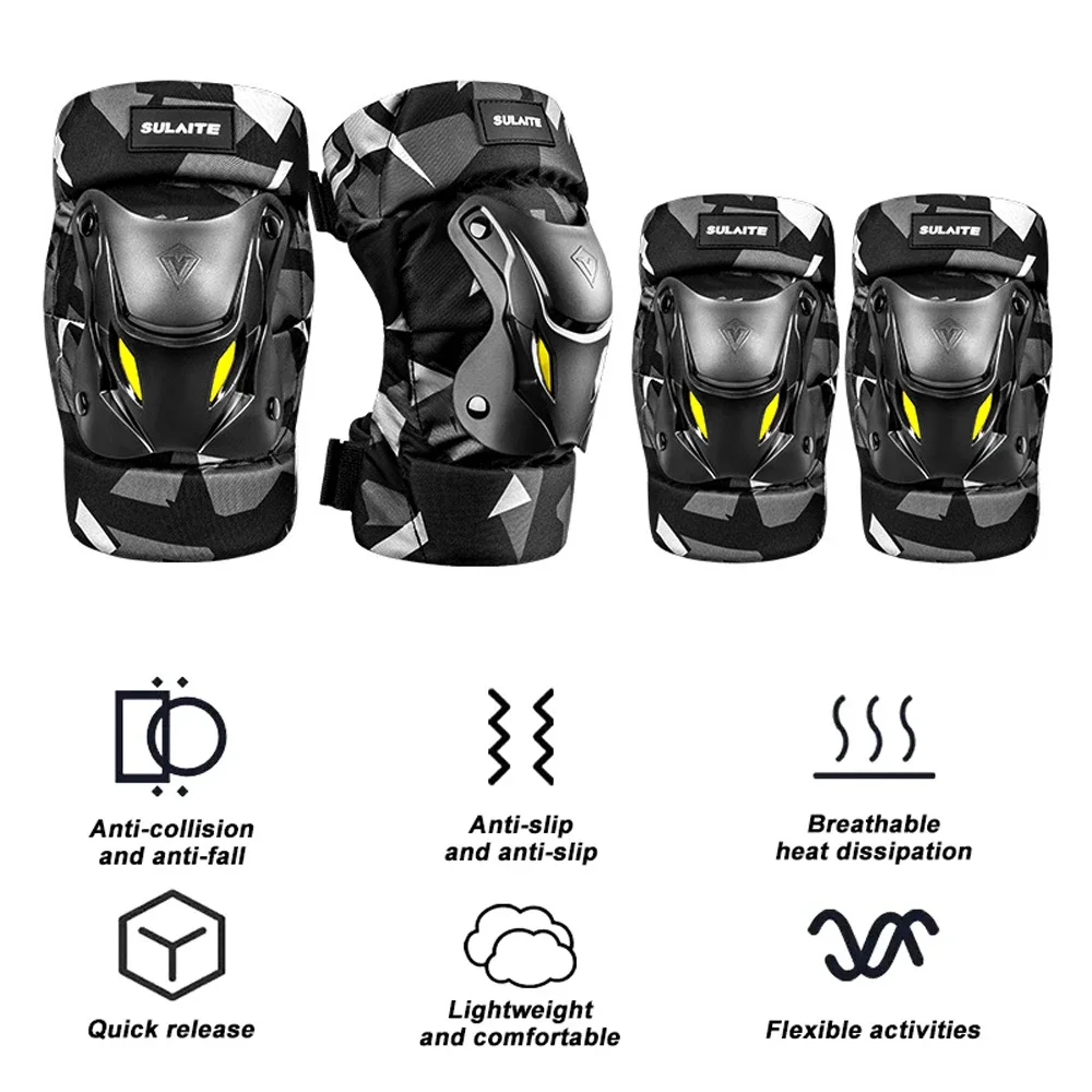 Équipement de moto haut de gam - Mountain Biking Knee And Elbow Pads avis et prix