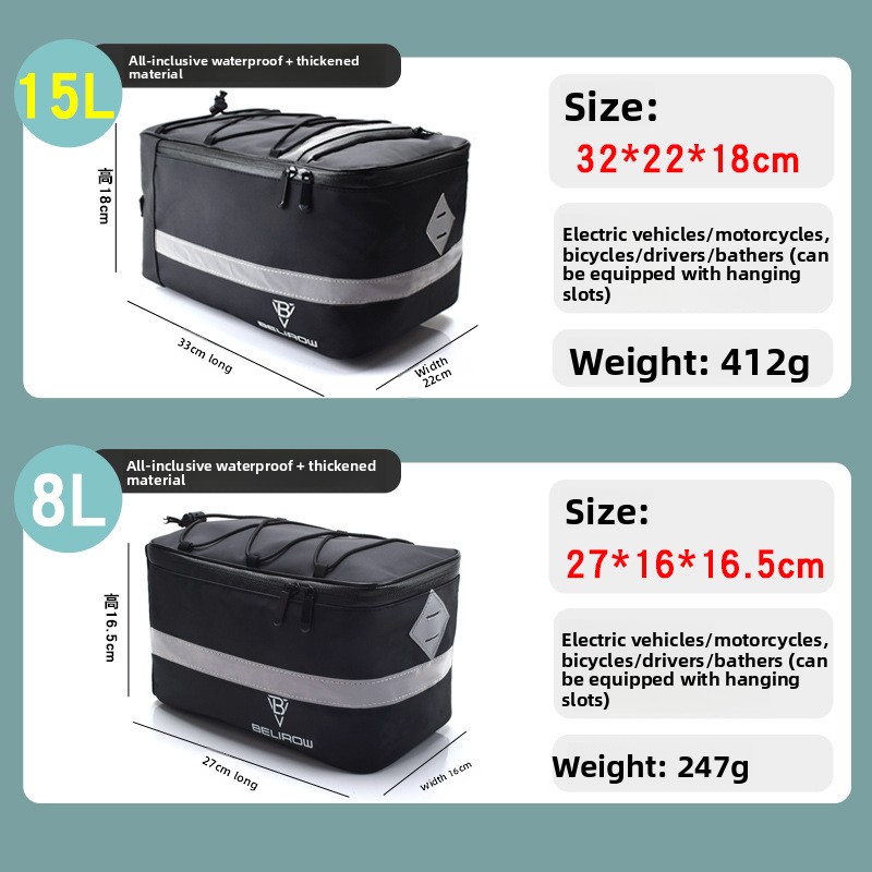 Sac arrière de vélo 8L/15L, sa - Mountain Biking Hip Pack avis et prix