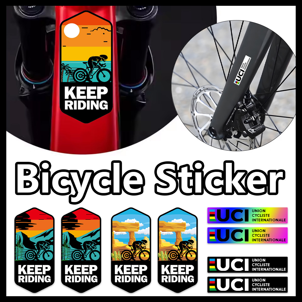 Ensemble d'autocollants UCI Ke - Mountain Biking Uci avis et prix